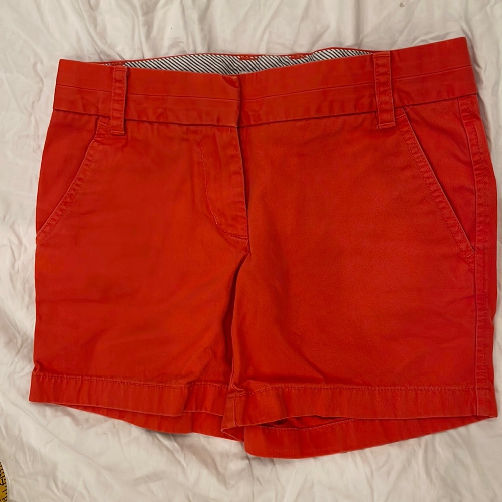 J.Crew Chino Shorts, Dark Orange, Size 0
